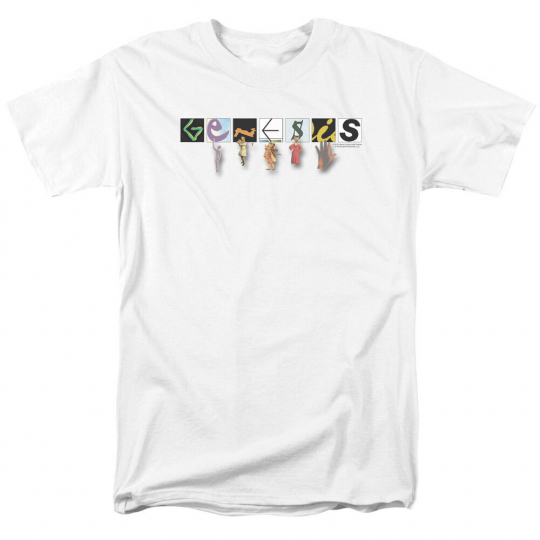 GENESIS NEW LOGO Licensed Adult Men's Graphic Band Tee Shirt SM-5XL