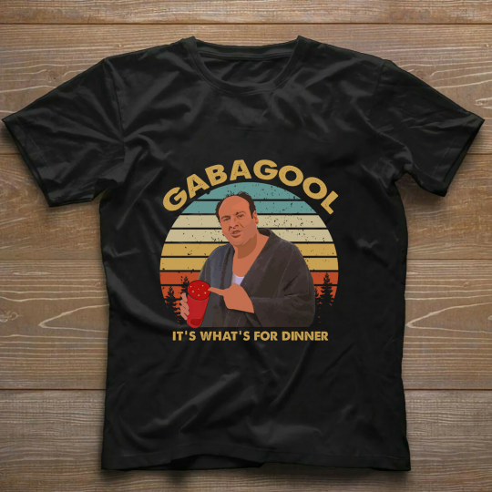 Gabagool It's What's For Dinner Vintage T Shirt The Sopranos Shirt Movie Quote