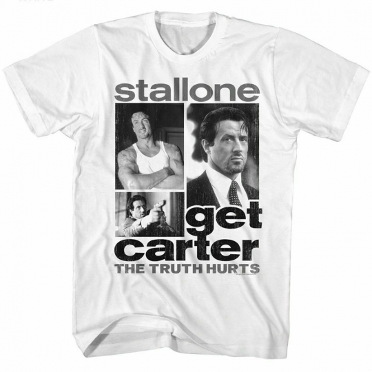 Get Carter Collage White Adult T-Shirt
