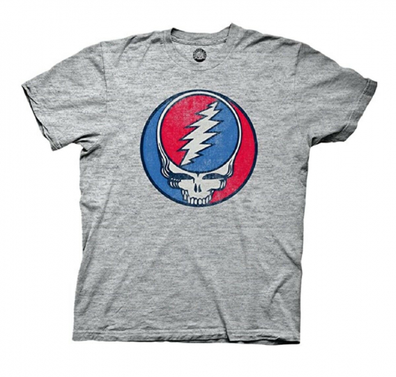 Grateful Dead Steal Your Face Vintage Officially licensed Adult T-Shirt
