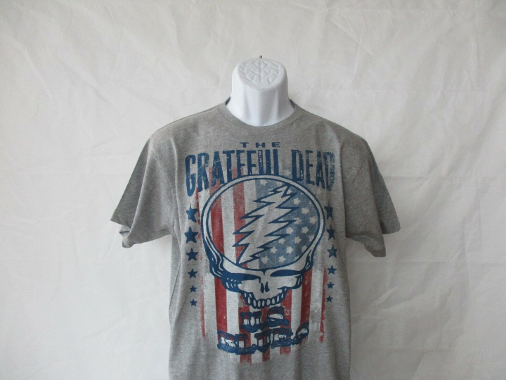 Grateful Dead US Blues Gray T-Shirt - Adult Sizes Medium - X-Large NEW