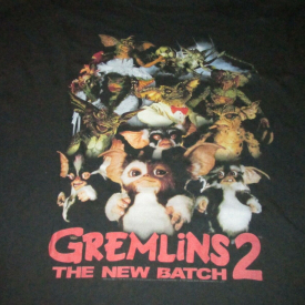 Gremlins 2 The New Batch T Shirt Sz 5XL 1990 Horror Movie Film Gizmo Mohawk