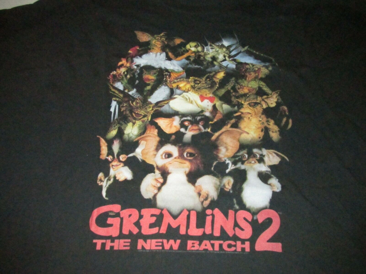 Gremlins 2 The New Batch T Shirt Sz 5XL 1990 Horror Movie Film Gizmo Mohawk