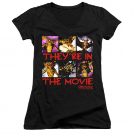 Gremlins In The Movie – Juniors V-Neck T-Shirt