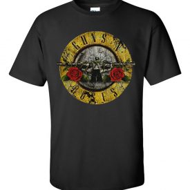 Guns N’ Roses T-Shirt Rock Band Official Logo Cool Tee closeout deal New