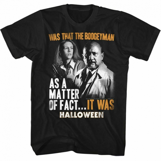 Halloween It Was Black Adult T-Shirt