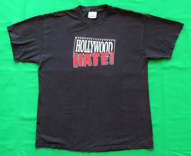 Hollywood Hate Vintage T Shirt 00's Tour Concert Hardcore Punk Band Verbal Abuse