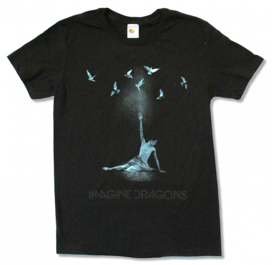 Imagine Dragons Ballerina Black T Shirt New Official Band Merch