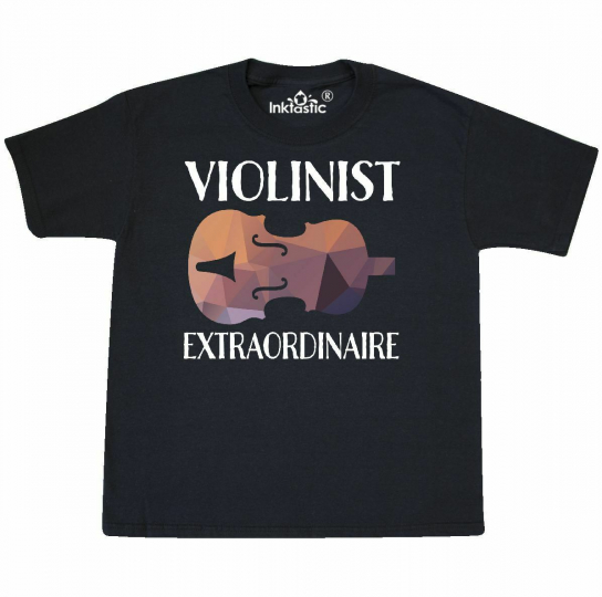 Inktastic Violinist Extraordinaire Violin Music Youth T-Shirt Instrument Musical