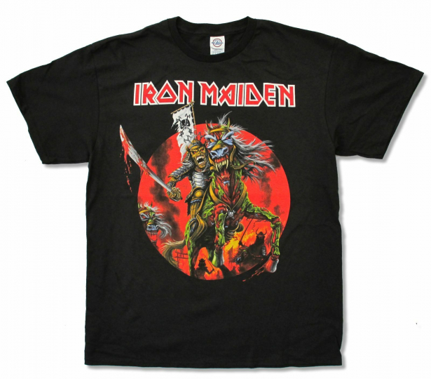 Iron Maiden Samurai Ed Black T Shirt New Official Band Merch