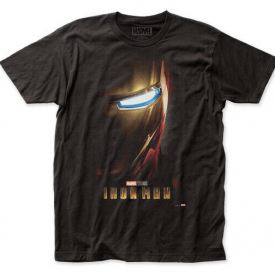 Iron Man Movie Poster Licensed Fitted Adult T-Shirt
