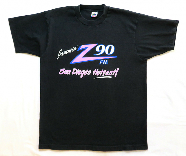 Jammin' Z 90 Vintage T Shirt San Diego Radio Station Rap Hip Hop R