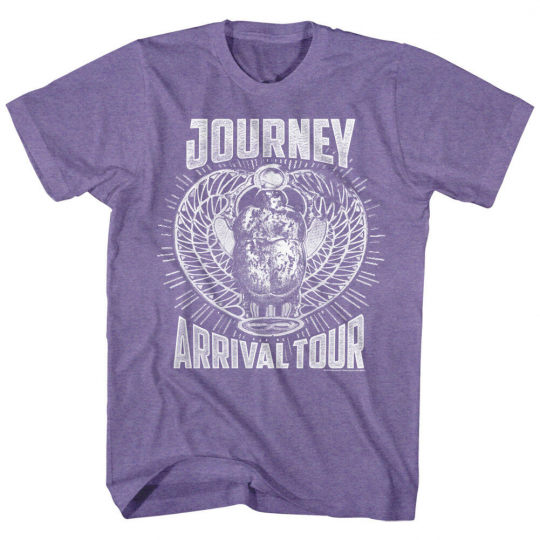 Journey Arrival Album Tour Men's T Shirt Vintage Scarab Beetle Rock Band Merch