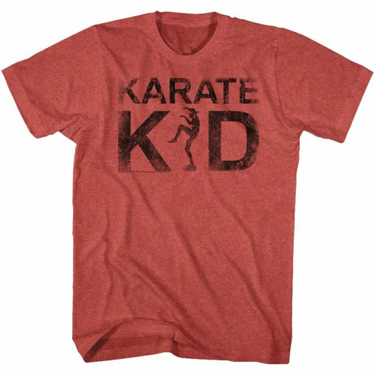 Karate Kid Red Heather T-Shirt