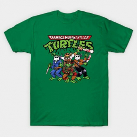 Killer Turtles is a horror movie mashup Halloween T-Shirt