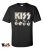 Kiss T-Shirt Rock Music Band Faces Official Logo Adult Black Tee