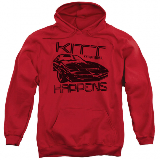 Knight Rider TV Show KITT HAPPENS KITT Car Sweatshirt Hoodie