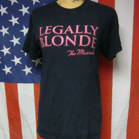 LEGALLY BLONDE small T shirt theater Broadway musical tee 2007 sorority law