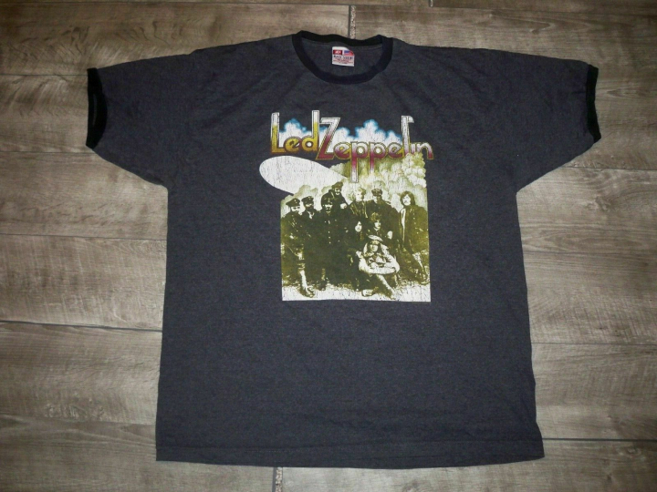 Led Zeppelin Shirt Vintage T Shirt Band Tee Size XLarge XL BaySide Heavy Weight