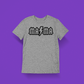 MAMA ACDC Parody Mom T-shirt Gift for her Mom T-shirt