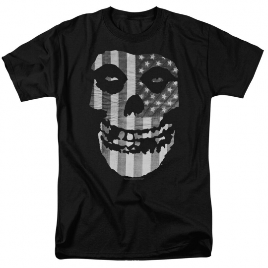 MISFITS FIEND FLAG Licensed Adult Men's Graphic Band Tee Shirt SM-5XL