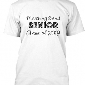 + Marching Band Senior 2019 – Class Of Hanes Tagless Tee T-Shirt