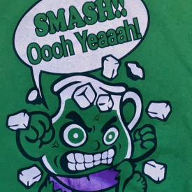 Marvel’s Hulk Smash Kool-Aid Man Funny Mash-up Men’s Medium T-Shirt