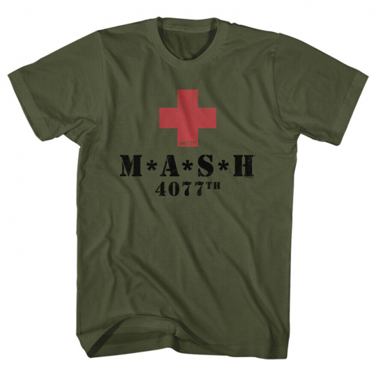 Mash Red Cross Adult T-Shirt Tee
