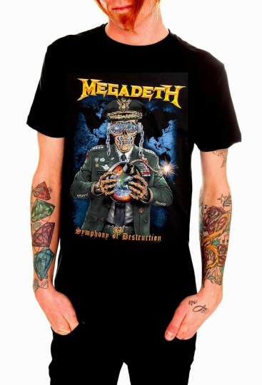 Megadeth T-Shirt Symphony Of Destruction thrash metal rock Official 2XL 3XL NWT