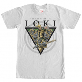 Men’s Marvel Loki God of Mischief Minions T-Shirt