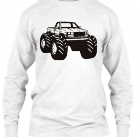 Monster Truck 2 Gildan Long Sleeve Tee T-Shirt