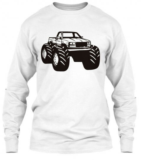 Monster Truck 2 Gildan Long Sleeve Tee T-Shirt