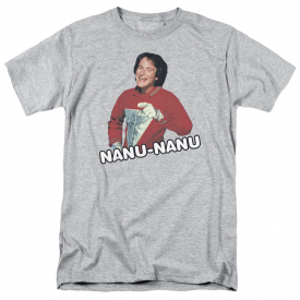 Mork & Mindy TV Show Mork CATCHPHRASE NANU-NANU T-Shirt All Sizes