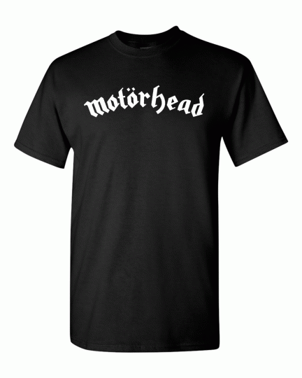 Motorhead English Heavy Metal Band Logo T-Shirt rock metal t shirt, gift item