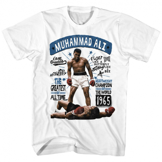 Muhammad Ali?Greatest Of All Time Heavyweight Champion Adult T-Shirt Tee