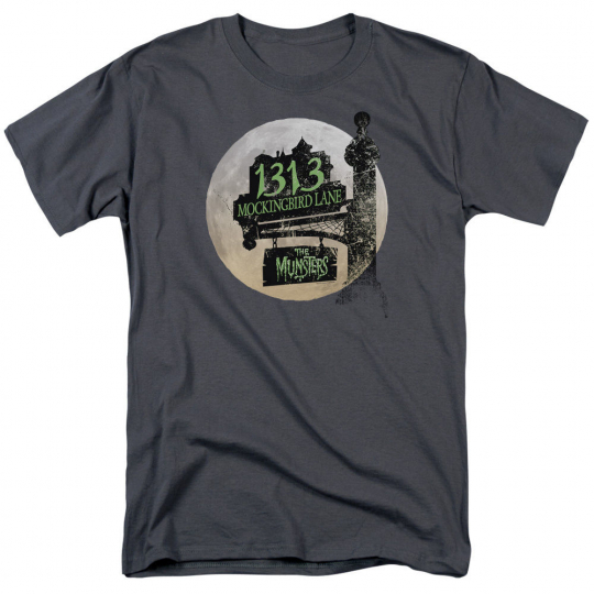 Munsters TV Show 1313 Mockingbird Ln. MOONLIT ADDRESS T-Shirt All Sizes