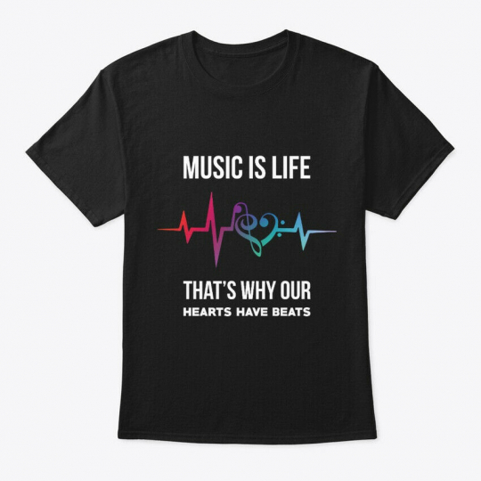 Music Is Life Hanes Tagless Tee T-Shirt