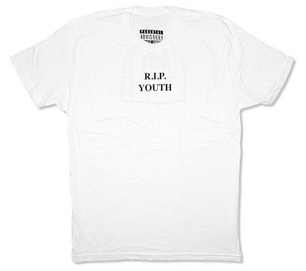 NBHD The Neighbourhood R.I.P. RIP Youth White T Shirt New Official Band Merch