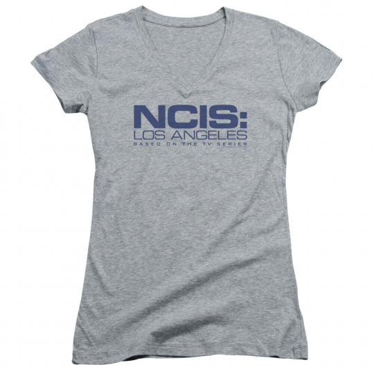 NCIS: Los Angeles TV Show LOGO Licensed Juniors V-Neck Tee Shirt