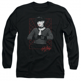 NCIS TV Show ABBY SCIUTO SPIDER WEB Licensed Adult Long Sleeve T-Shirt S-3XL