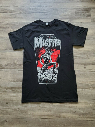 NEW MISFITS LEGACY OF BRUTALITY COFFIN PUNK ROCK T SHIRT