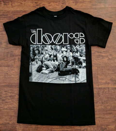 NEW THE DOORS JIM FLOORED PASSED OUT T SHIRT