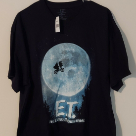 NEW with Tags ET the Extraterrestrial Movie Men’s T-Shirt Size XL Spielberg