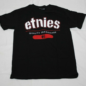 NWT ETNIES  Men’s T- Shirt Tee Current style IN STORES NOW 100% Authentic Black