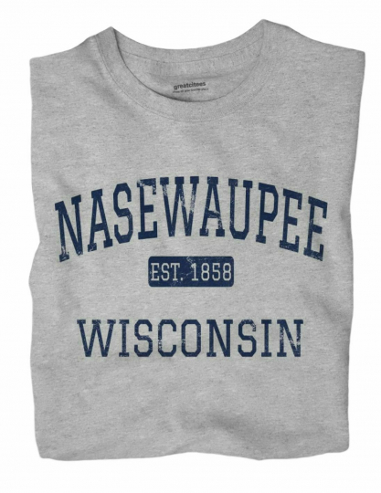 Nasewaupee Wisconsin WI T-Shirt EST