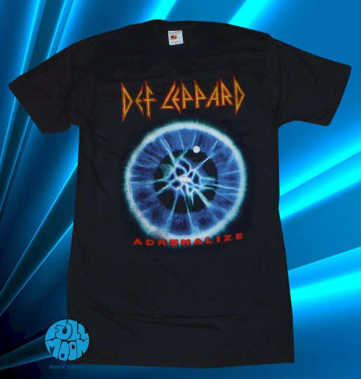 New Def Leppard Adrenalize 7 Day Concert Tour Vintage Mens T-Shirt