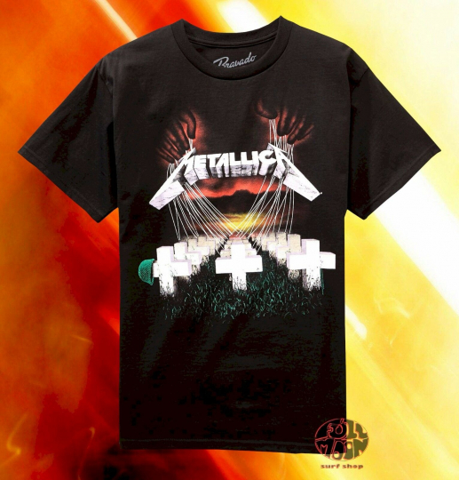 New Metallica Master of Puppets Vintage 1986 Retro Men's T-Shirt