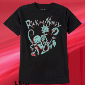 New Rick and Morty Octopus Cartoon Network Mens Mens T-Shirt