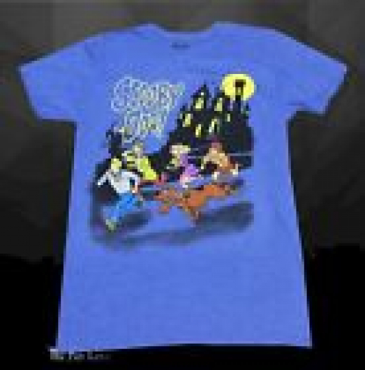 New Scooby Doo Van Cast Cartoon Haunted House Vintage Mens T-shirt