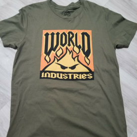 New World Industries T Shirt Size Large Hook Ups Birdhouse Flameboy